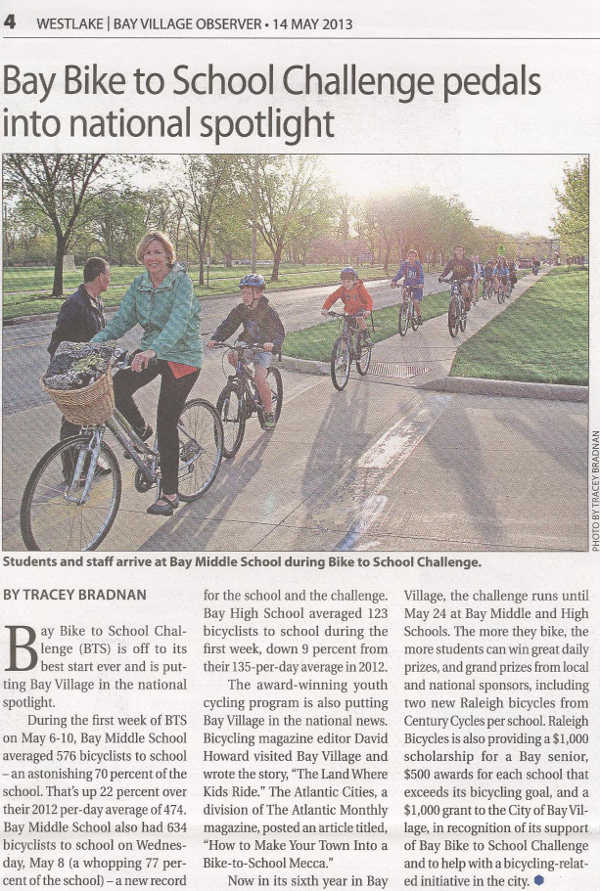 Scan of May 14, 2013 Westlake Bay Village Observer article Scan of May 14, 2013 Westlake Bay Village Observer article