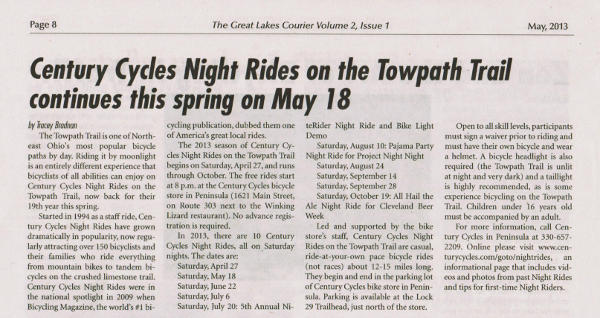 May 2013 Great Lakes Courier article May 2013 Great Lakes Courier article