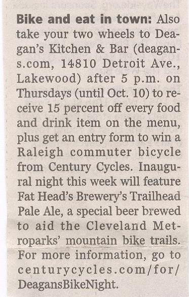 Scan of June 12, 2013 Plain Dealer article Scan of June 12, 2013 Plain Dealer article