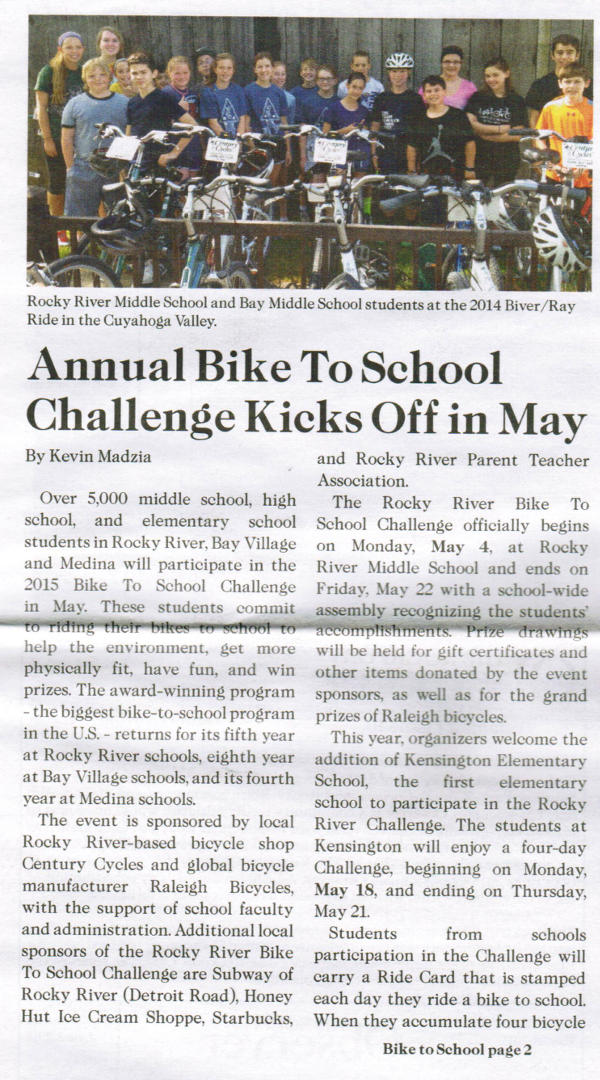 Scan of May 2015 Rockport Observer article, page 1 Scan of May 2015 Rockport Observer article, page 1