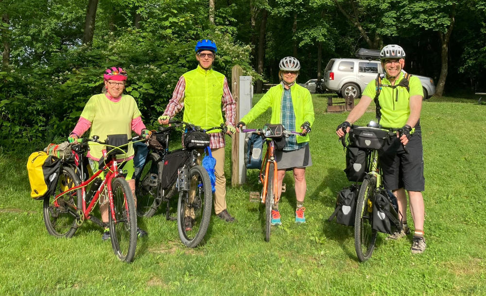 2022 Bike Travel Weekend Group on June 5, 2022
