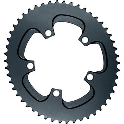 absoluteBLACK Silver Series Oval 110 BCD 5-Bolt Outer Chainring