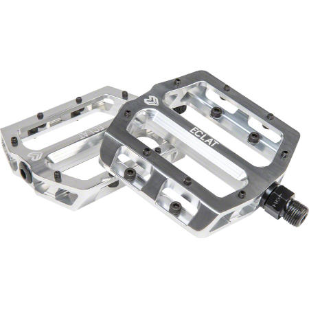 Eclat Surge BMX Platform Pedals in Silver
