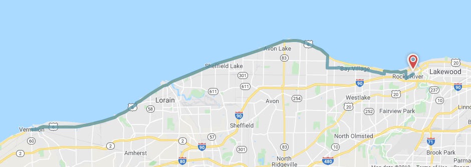 Rocky River - Vermilion Voyage on Ride With GPS